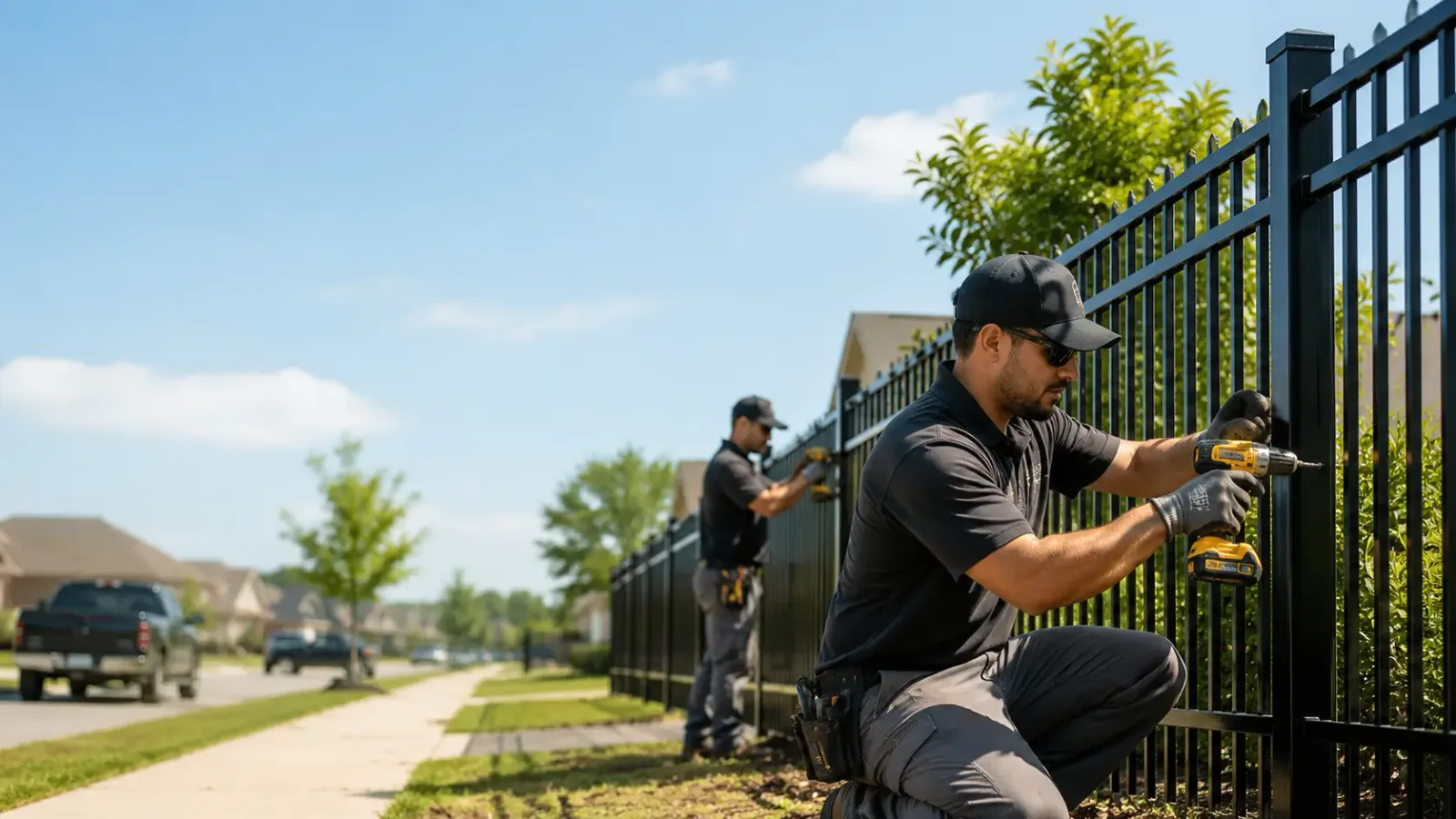 Metal Fence Installation in Flomot, TX